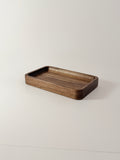 Wooden Catchall Tray Rectangular- Walnut (3x6")