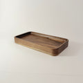 Wooden Catchall Tray Rectangular - Walnut (4x8")
