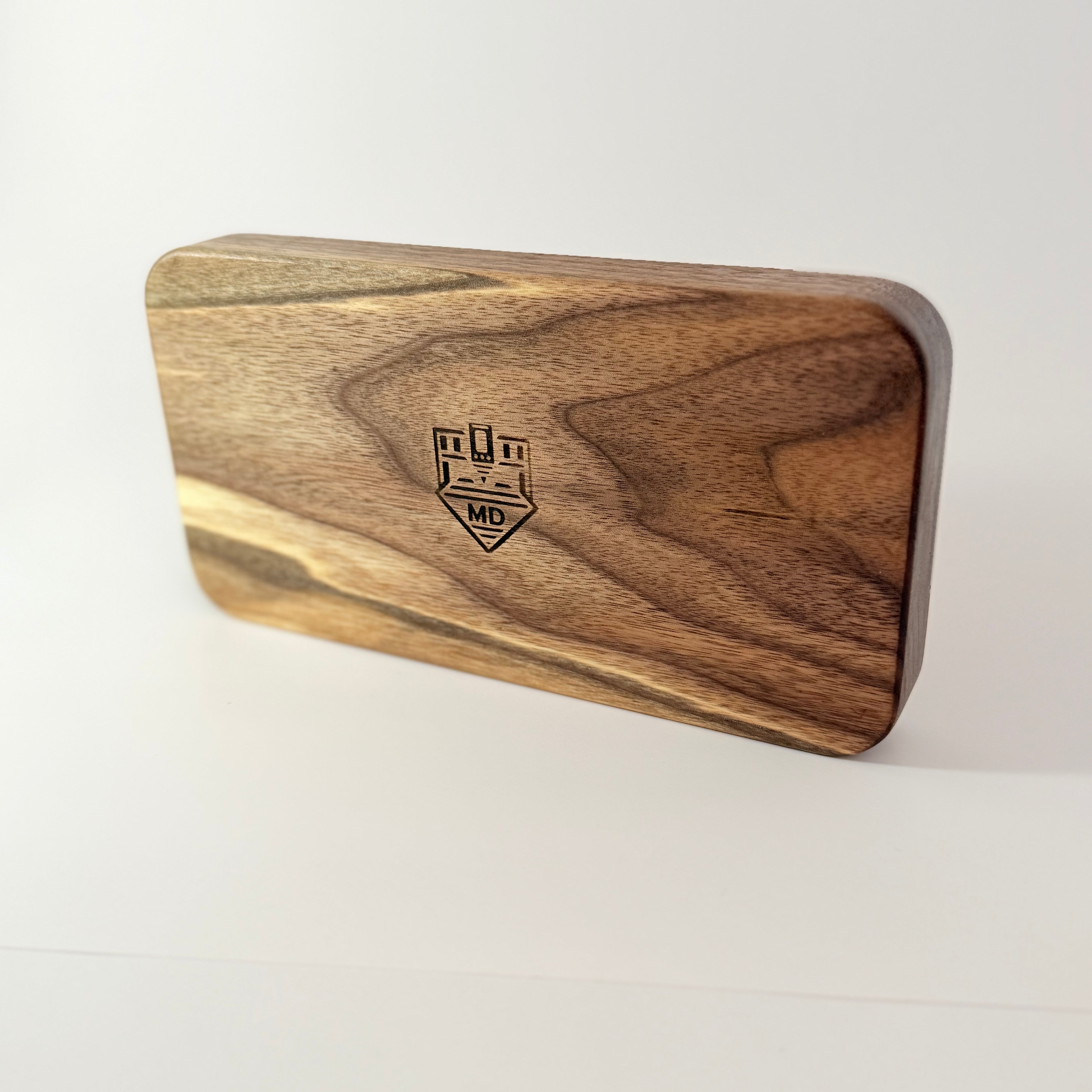 Wooden Catchall Tray Rectangular - Walnut (4x8")