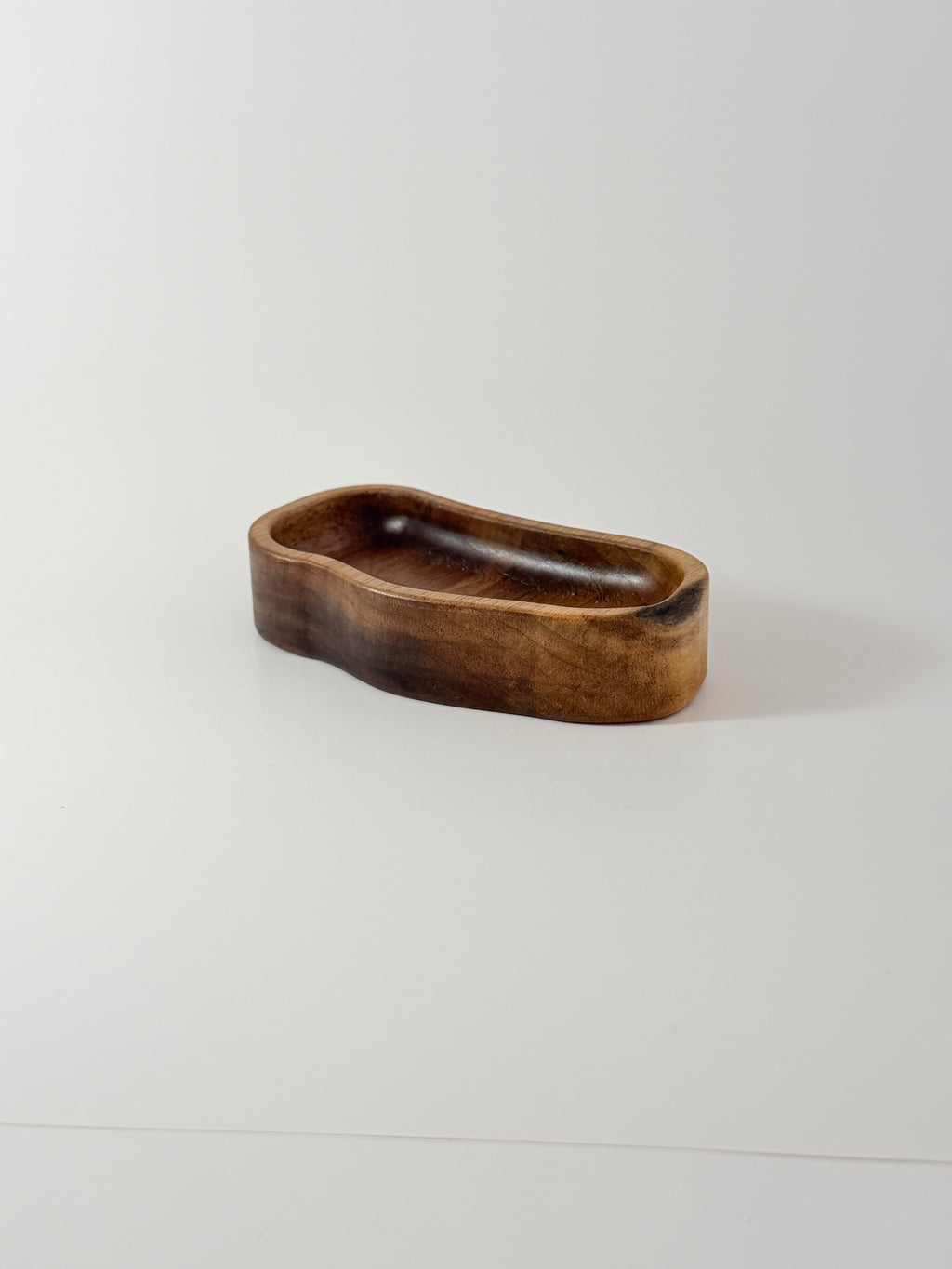 Wooden Catchall Tray - Walnut (2.75"x5")