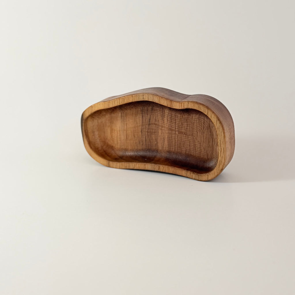Wooden Catchall Tray - Walnut (2.75"x5")