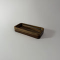 Wooden Catchall Tray Rectangular- Walnut (2.75x6")