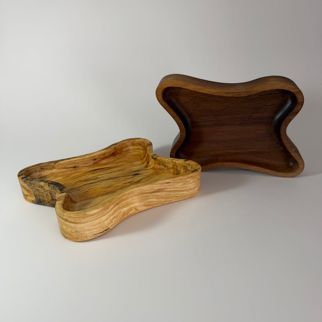 Wooden Catchall Tray - Multiple Wood Options (4.5x6")