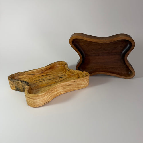 Wooden Catchall Tray - Multiple Wood Options (4.5x6")